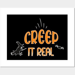 Creep it Real Halloween Posters and Art